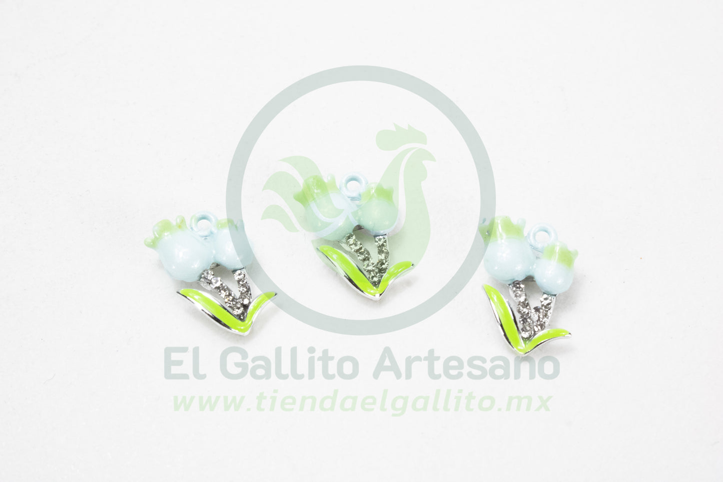 Dije #4 Esmaltado | Tulipanes