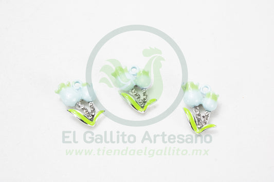 Dije #4 Esmaltado | Tulipanes
