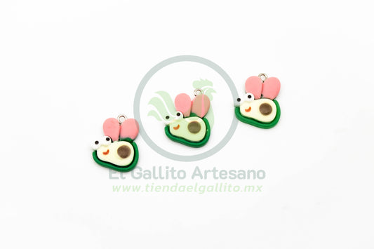 Aguacate Abeja - Dije Acrílico