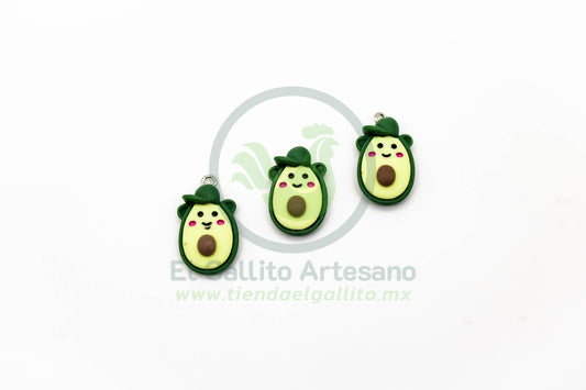 Aguacate Gorra - Dije Acrílico