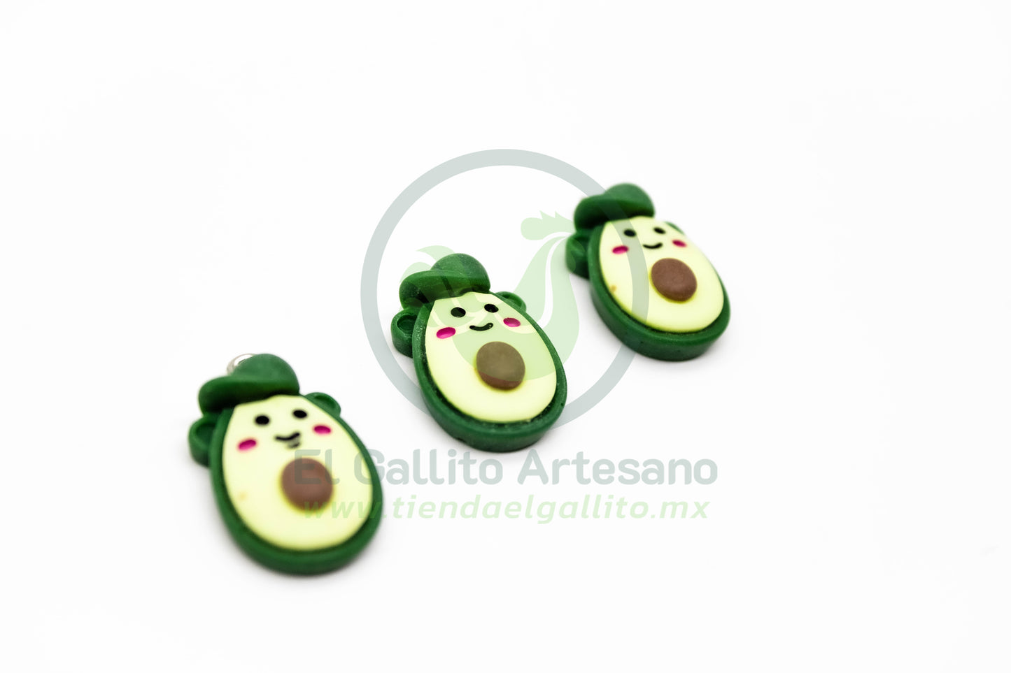 Aguacate Gorra - Dije Acrílico