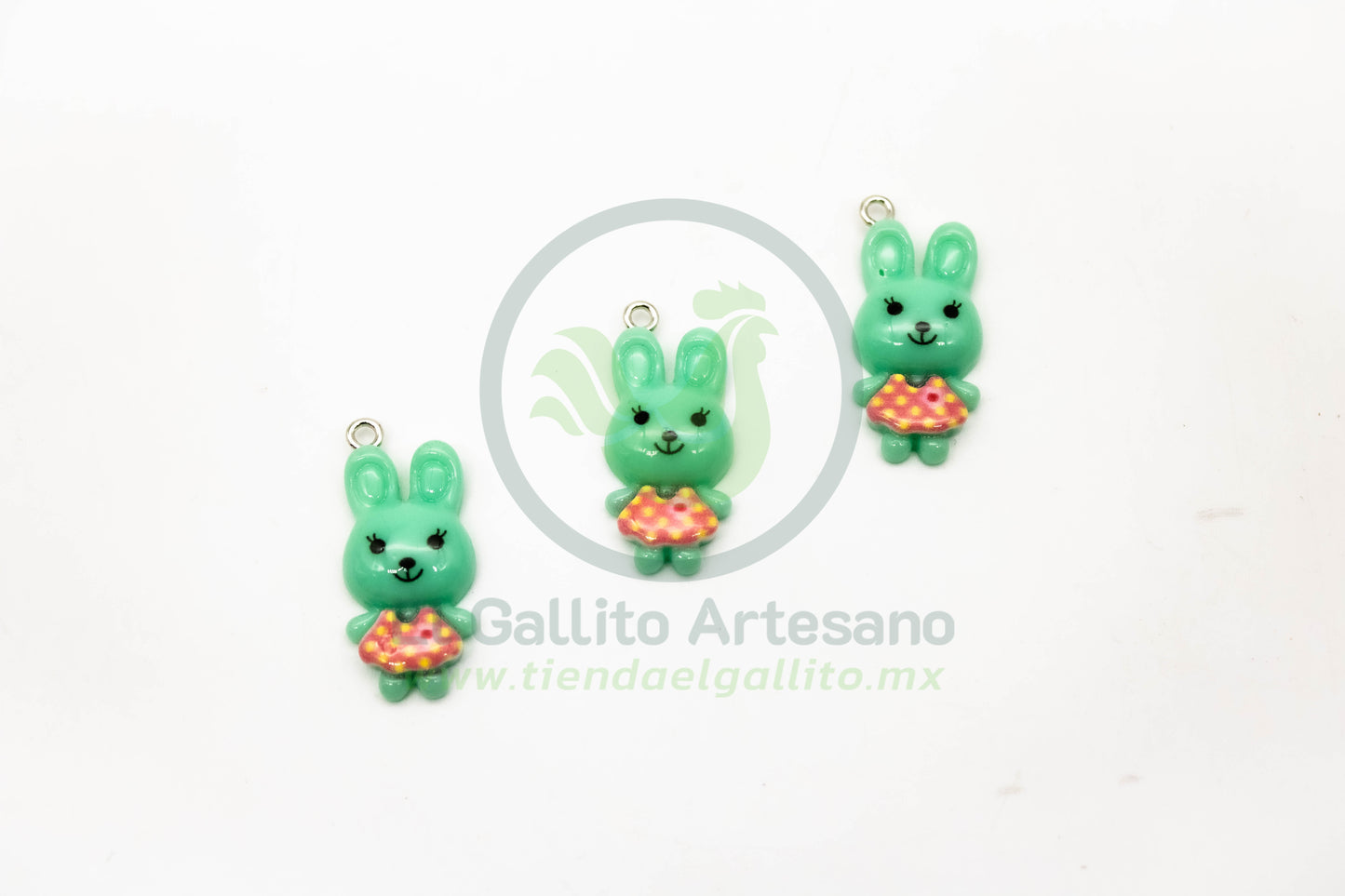 Conejo Vestido Playa - Dije Acrílico
