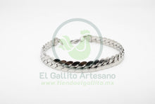 Cargar imagen en el visor de la galería, Esclava Acero 2.0-21cm Eslabón Espiga Plata
