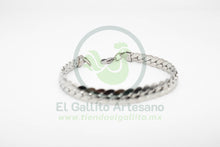 Cargar imagen en el visor de la galería, Esclava Acero 2.0-21cm Eslabón Espiga Plata
