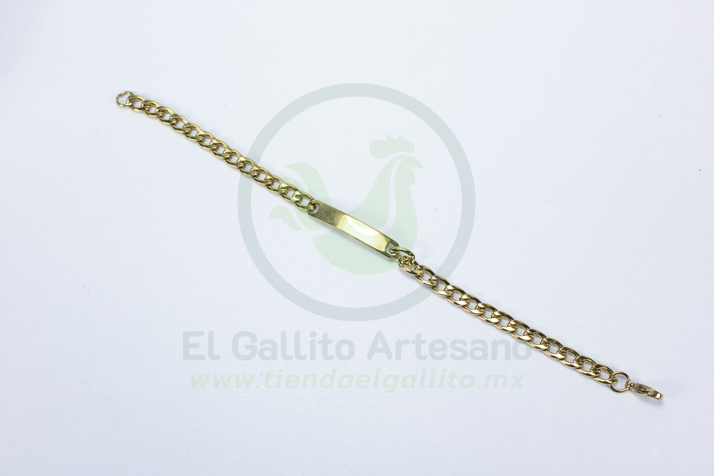 Esclava Acero 24-4 Md #4 Dorado