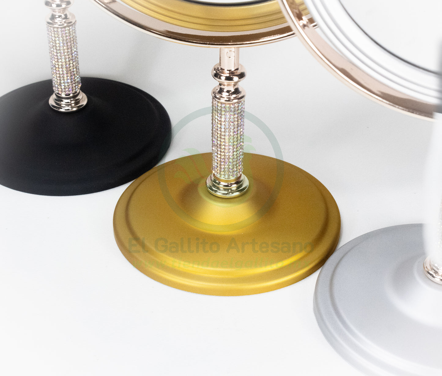 Espejo Base 25-1 #3 | Círculo Brillos