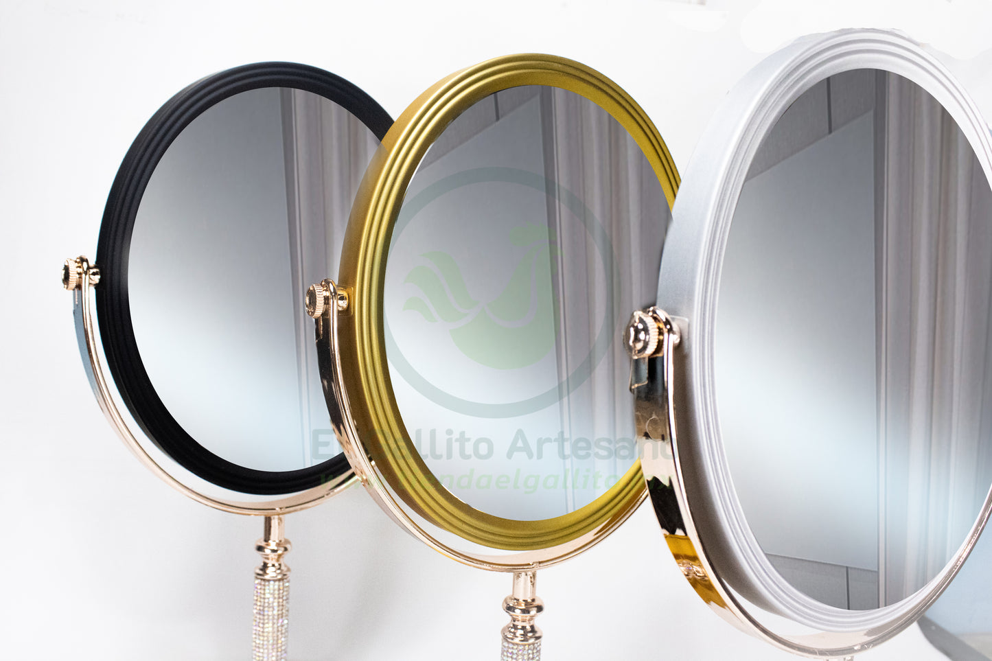 Espejo Base 25-1 #4 | Óvalo Brillos