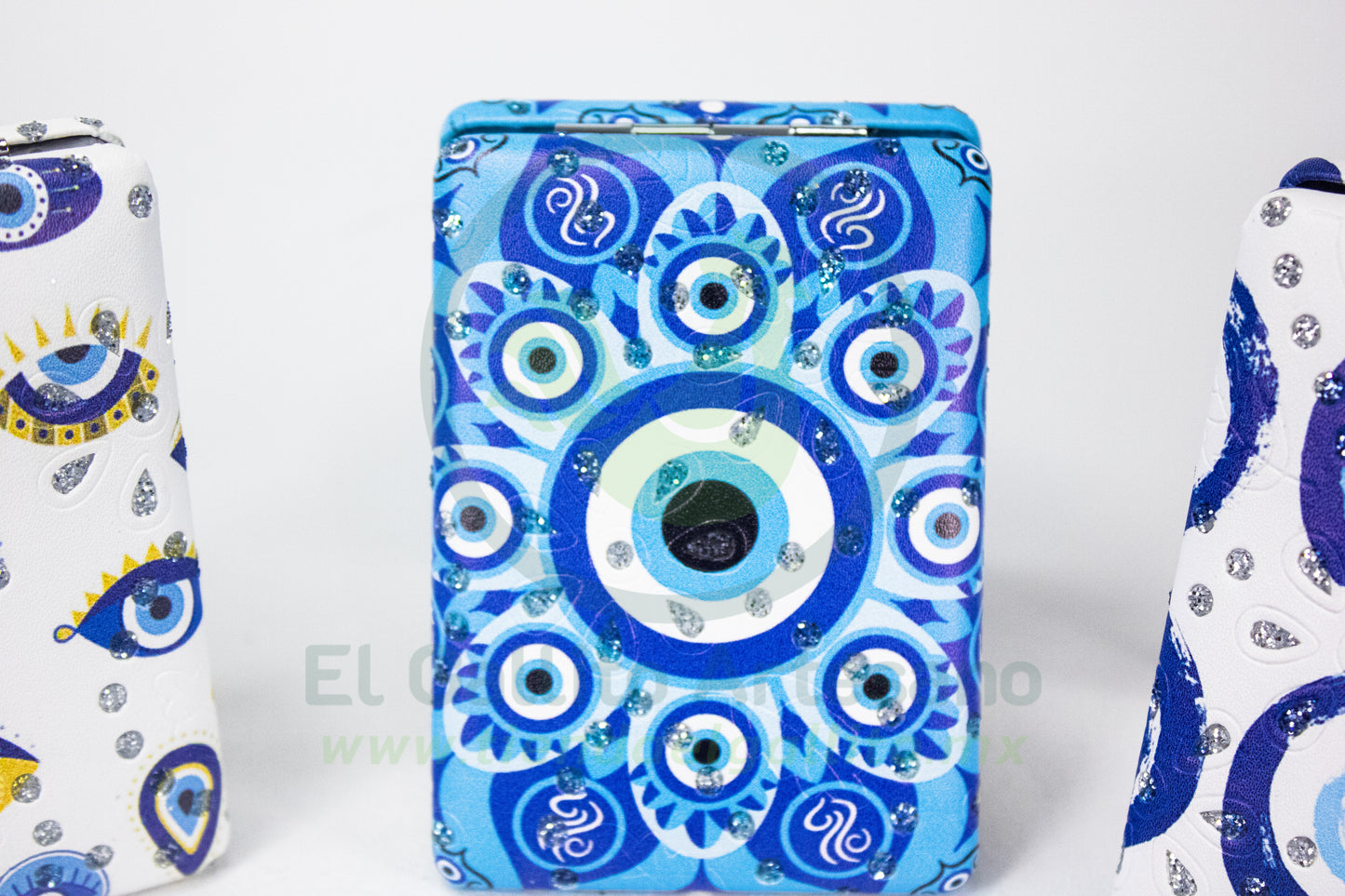 Espejo Cuadrado 25-1 #03 | Turquesa Ojos