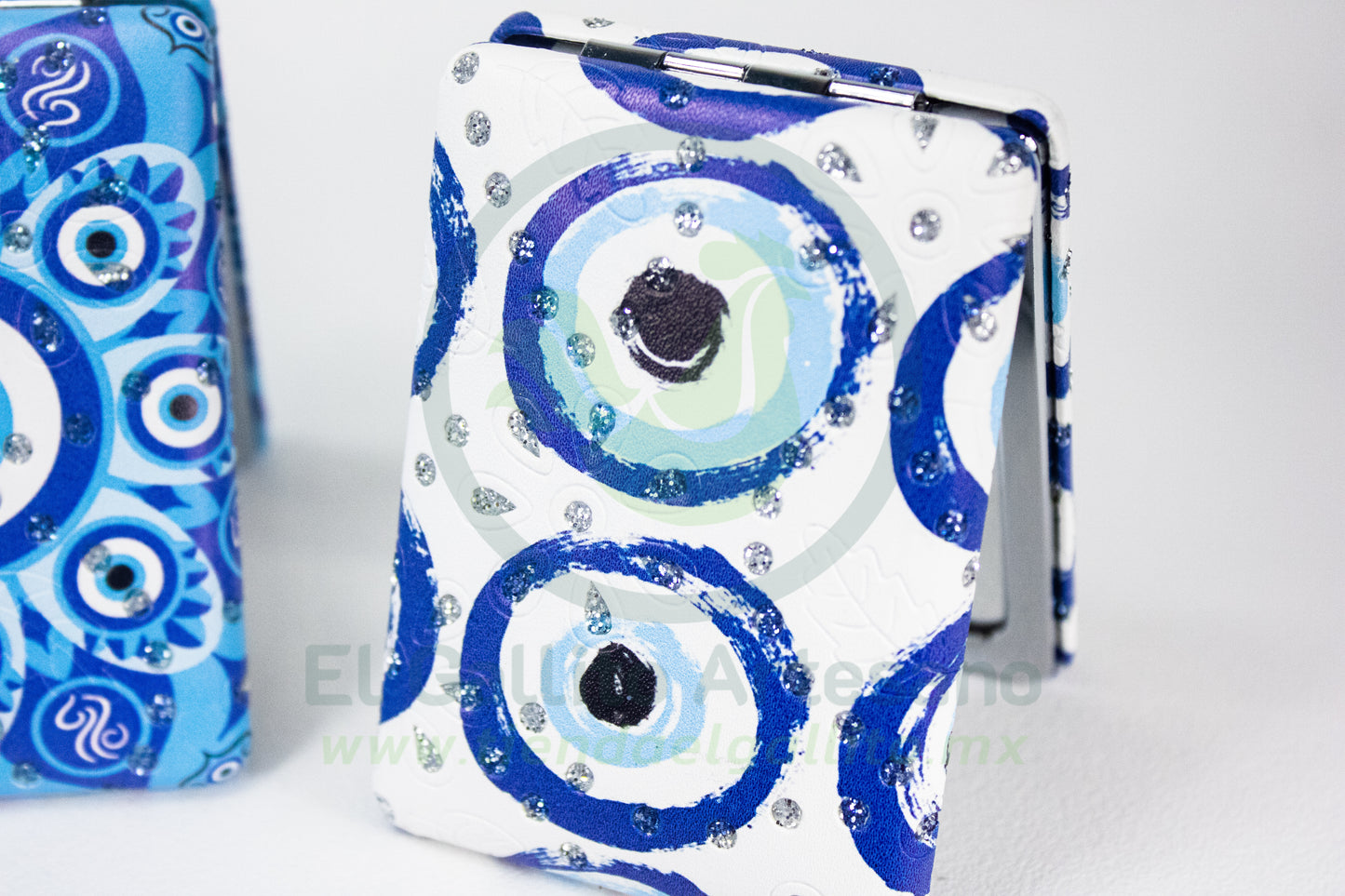 Espejo Cuadrado 25-1 #03 | Turquesa Ojos