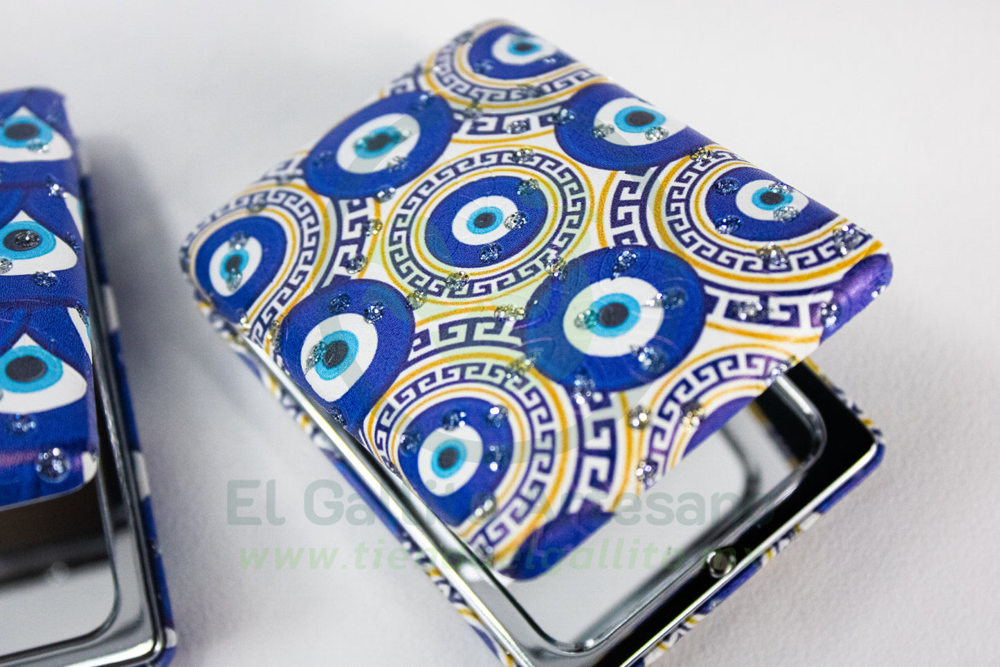 Espejo Cuadrado 25-1 #03 | Turquesa Ojos