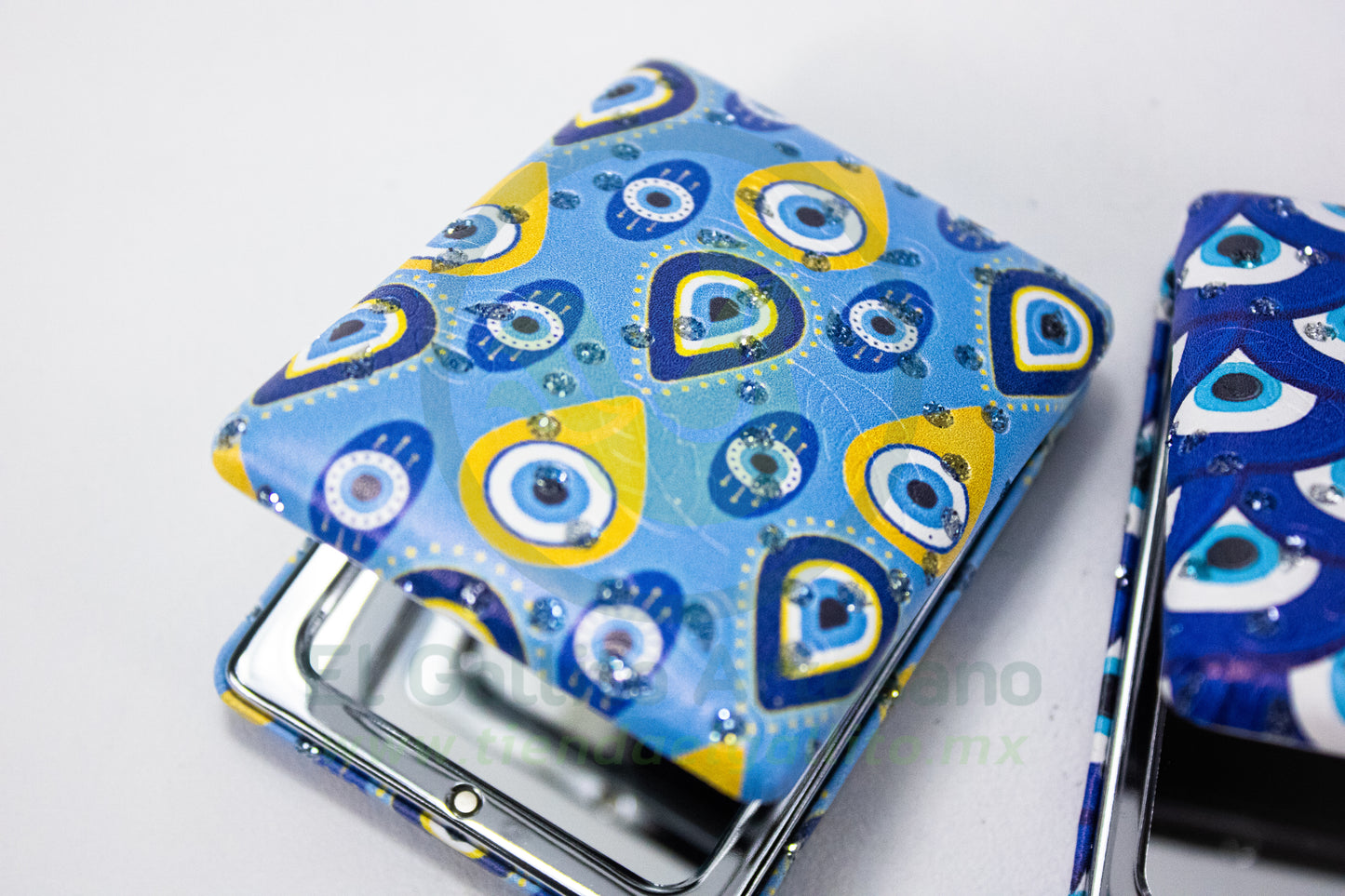 Espejo Cuadrado 25-1 #03 | Turquesa Ojos