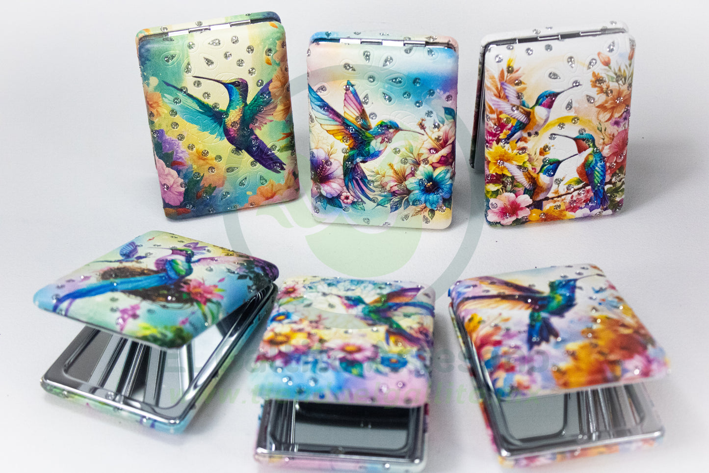 Espejo Cuadrado 25-1 #38 | Colibrí Colores