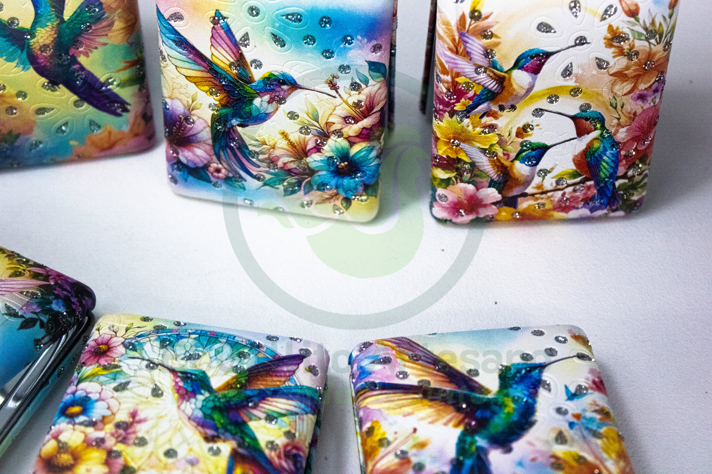 Espejo Cuadrado 25-1 #38 | Colibrí Colores