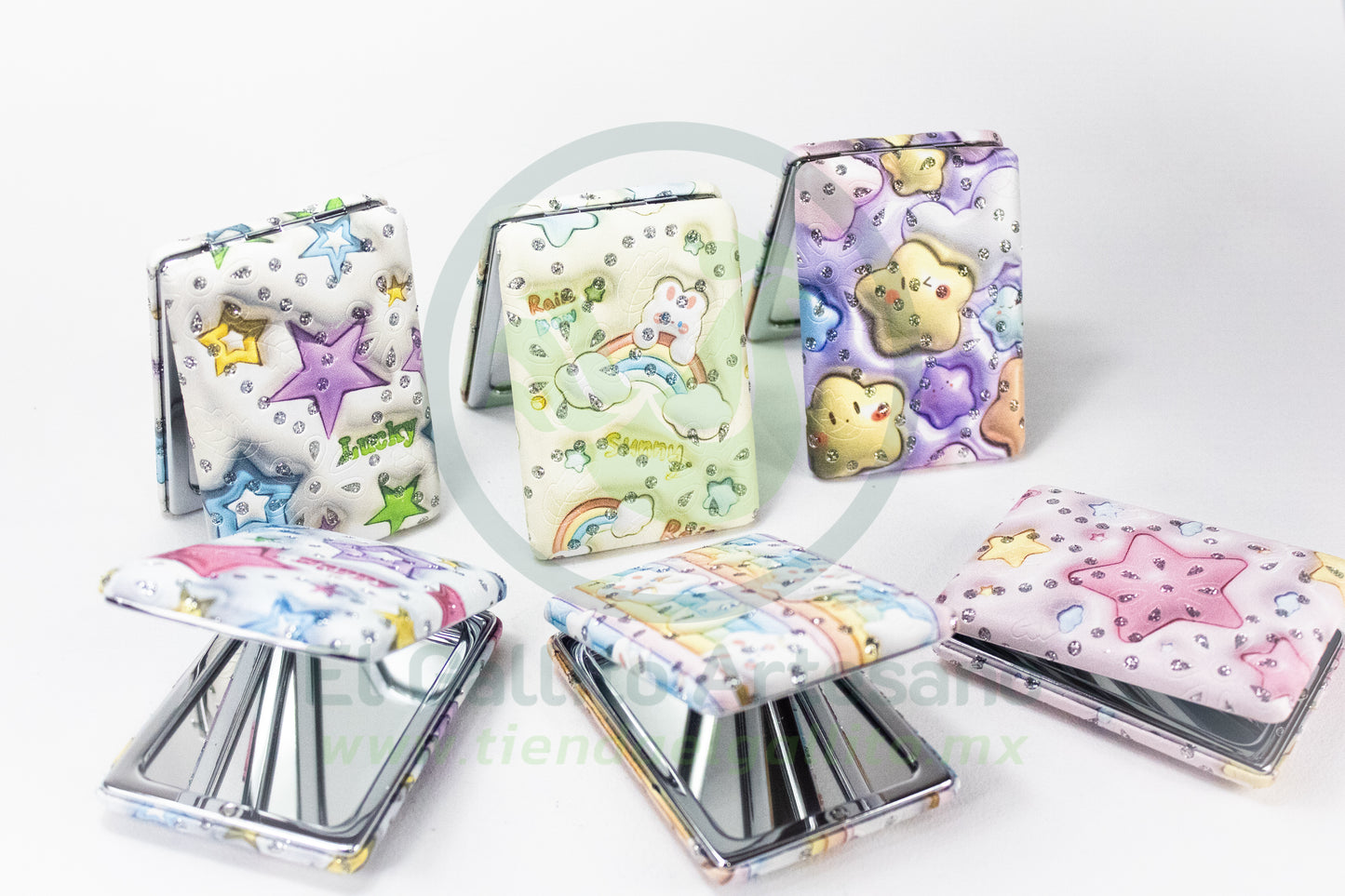 Espejo Cuadrado 25-1 #04 | Estrellas Kawai 2