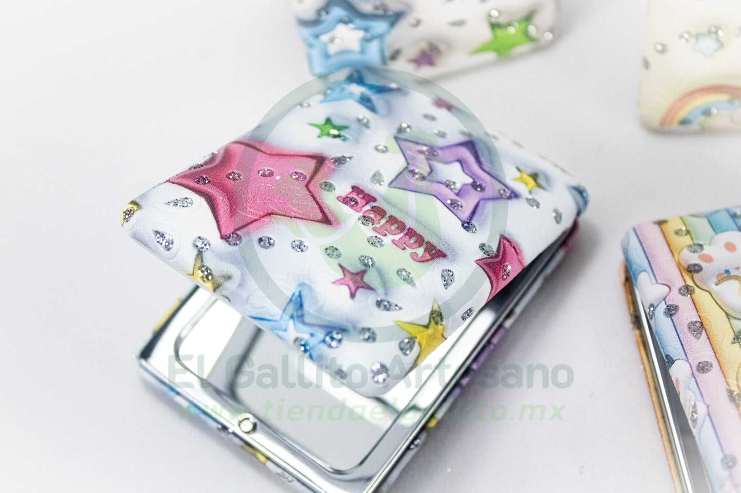 Espejo Cuadrado 25-1 #04 | Estrellas Kawai 2