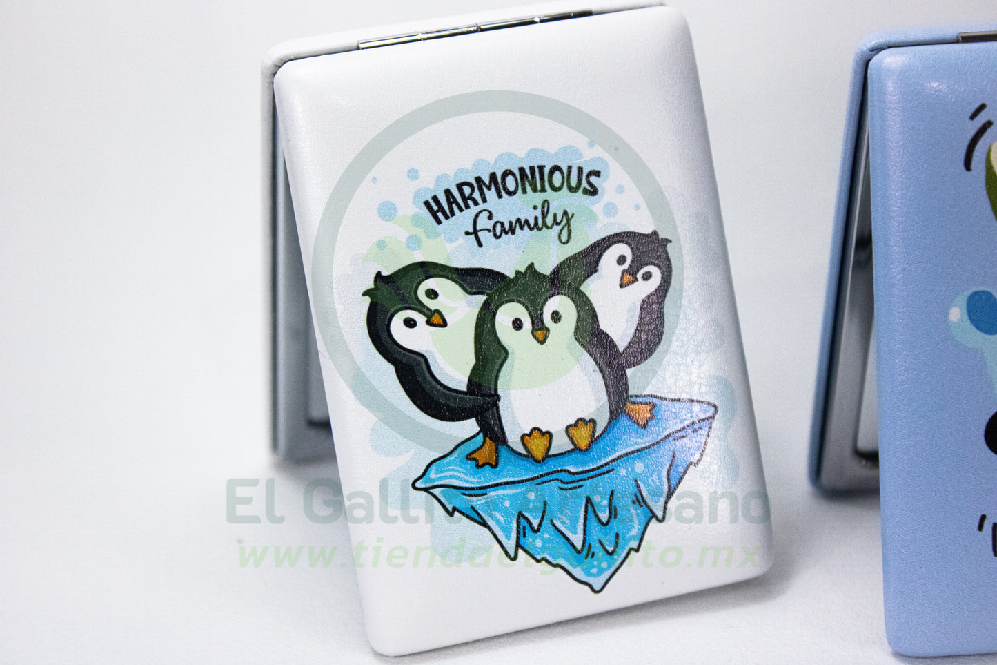 Espejo Cuadrado 25-1 #07 | Pingüinos
