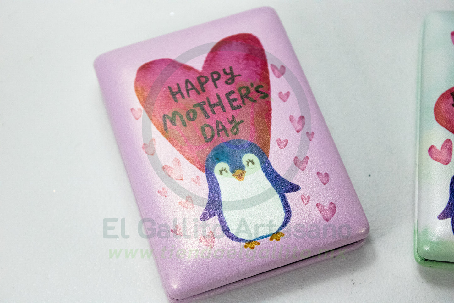 Espejo Cuadrado 25-1 #07 | Pingüinos