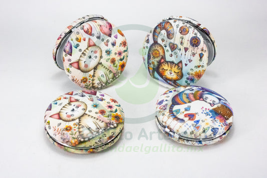 Espejo Redondo 25-1 #42 | Gatos Varios