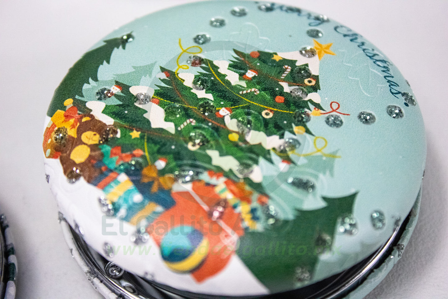 Espejo Redondo 25-1 #43 | Navideño