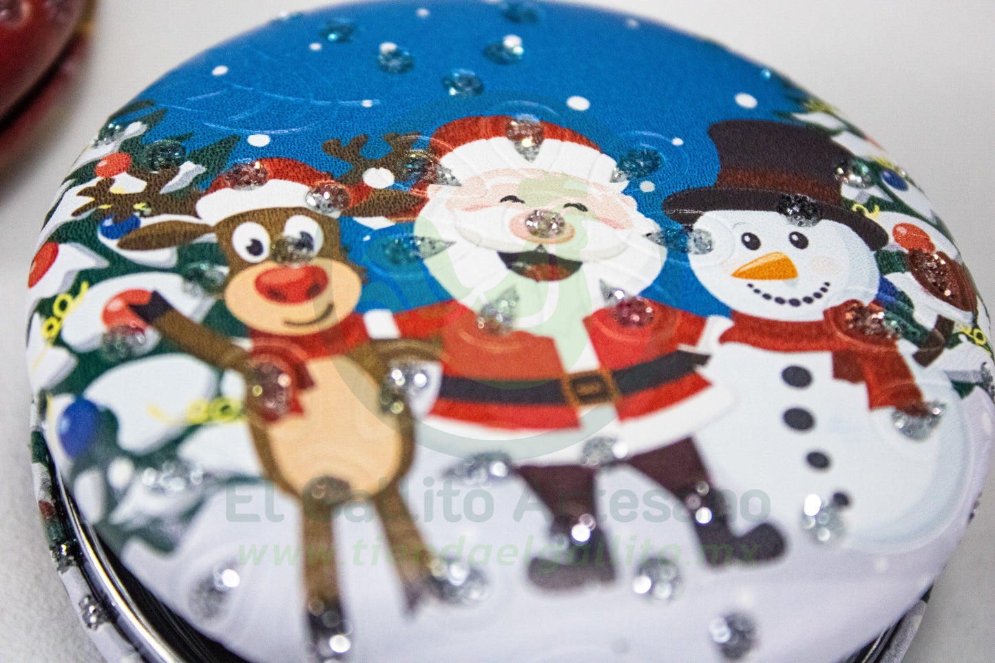 Espejo Redondo 25-1 #43 | Navideño