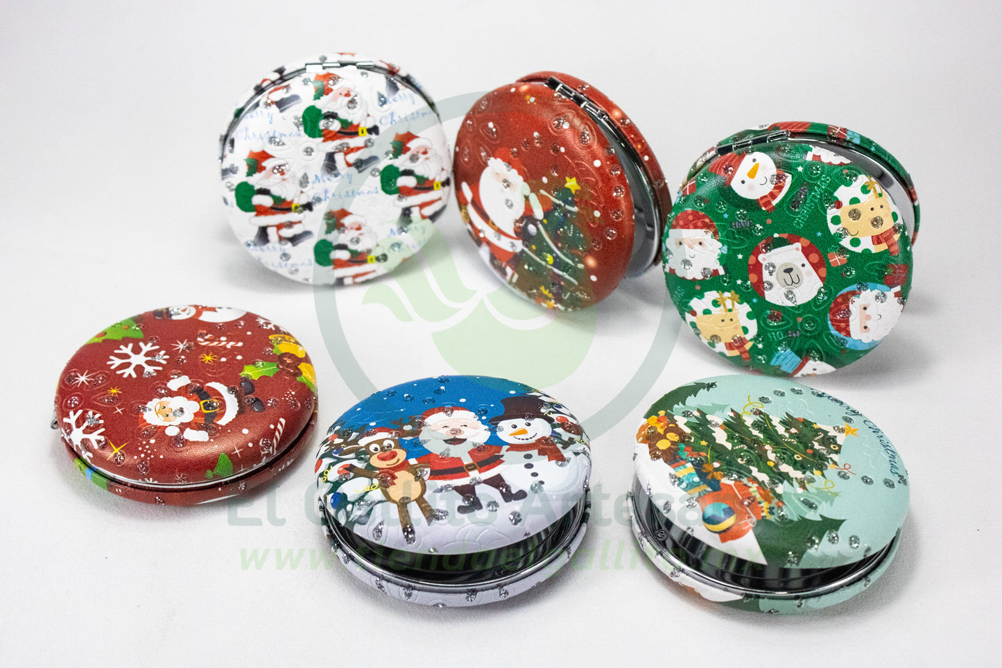 Espejo Redondo 25-1 #43 | Navideño