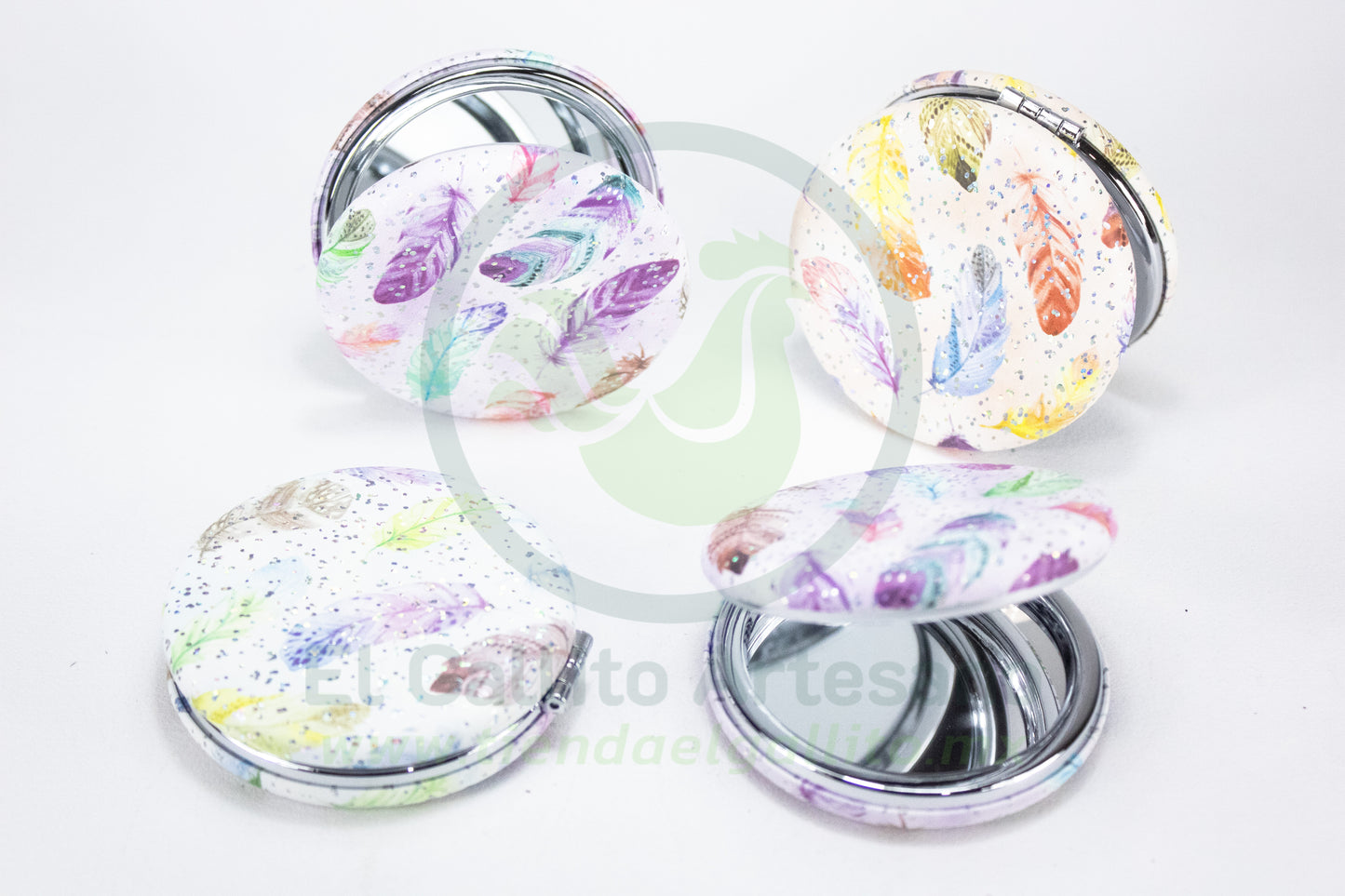 Espejo Redondo 25-1 #18 | Plumas