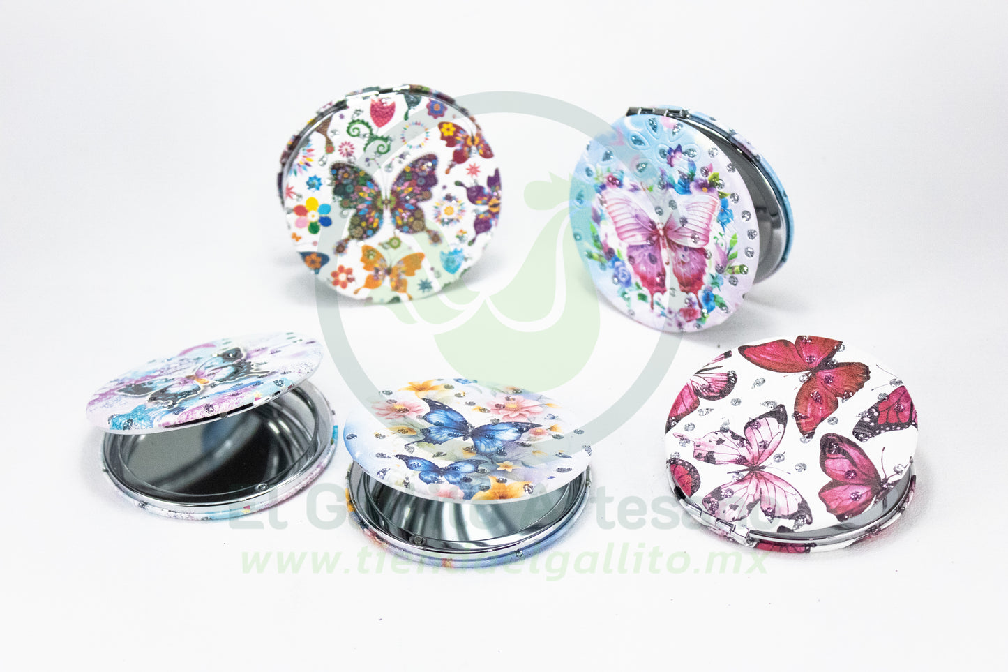 Espejo Redondo 25-1 #21 | Mariposas