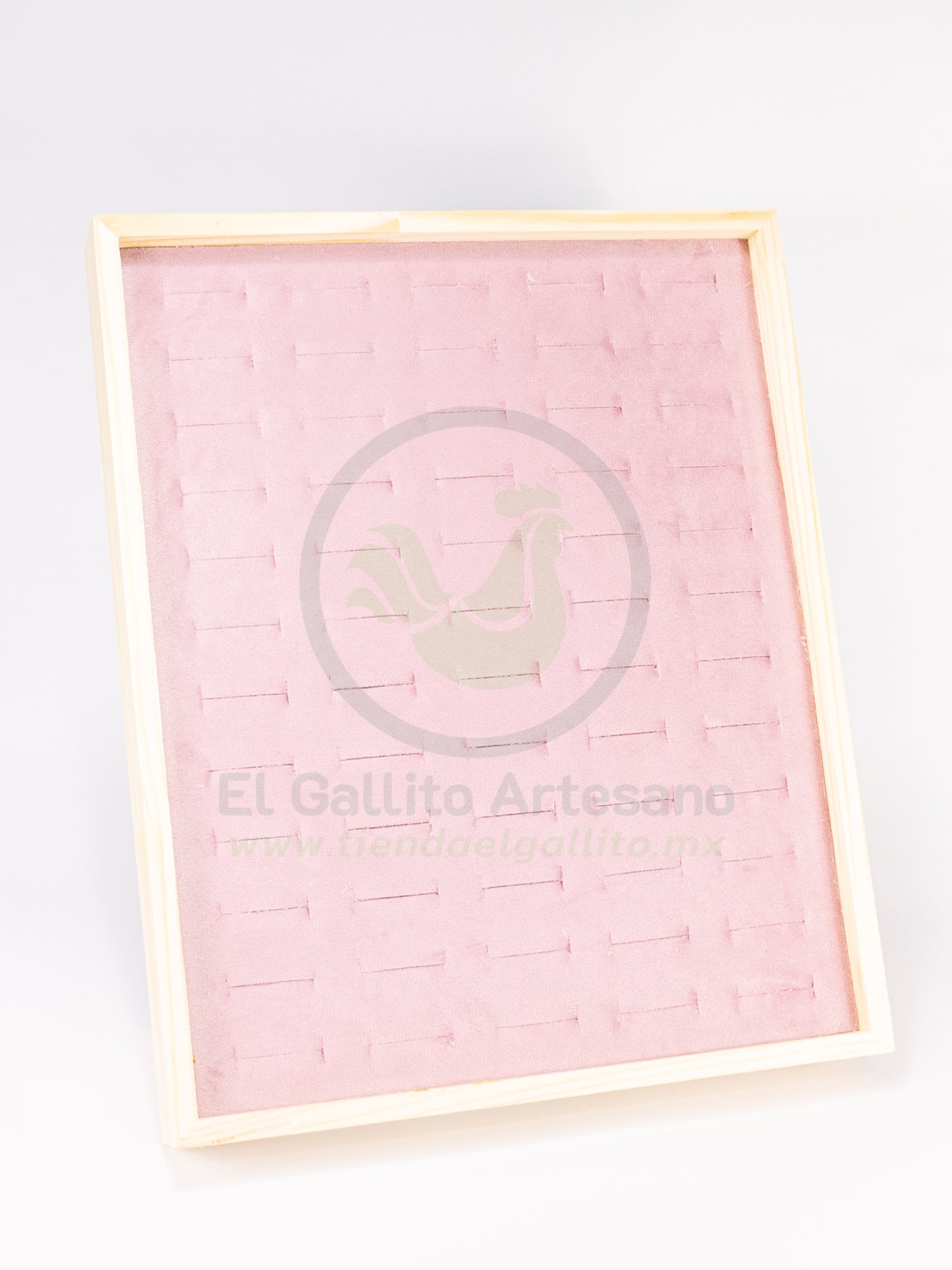 Exhibidor #138 Rosa | Anillo Madera