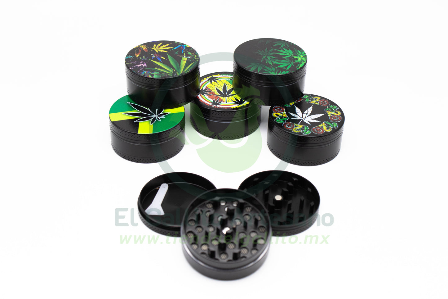 Grinder CA291 | Hojas Color Rasta