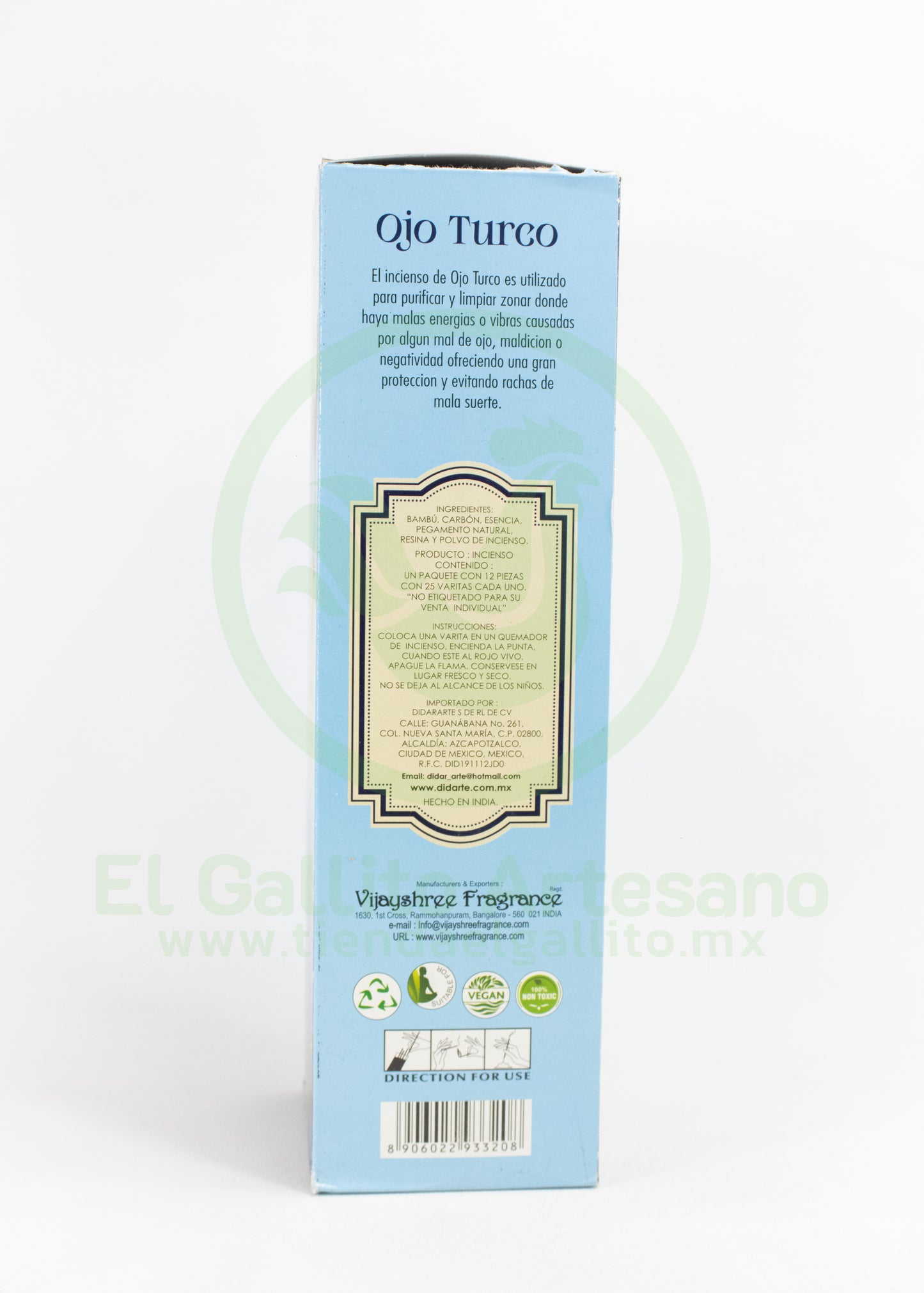 Hana Sobre 25pz|  Ojo turco