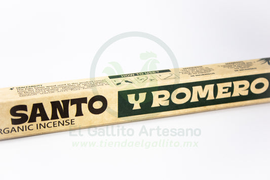 Cajita Palo Santo-Romero 8pz