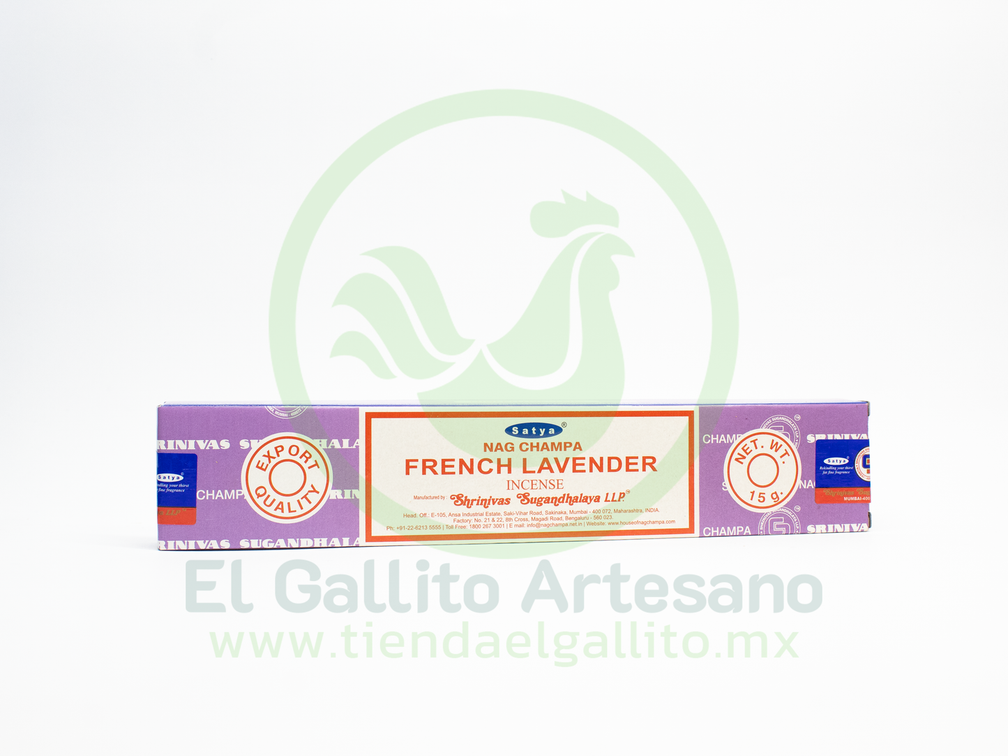 Incienso SATYA NAG CHAMPA| Lavanda Francesa