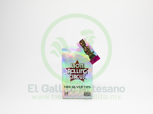 Lion Rolling Circus - Mini Filtro Sin Blanquear Silver