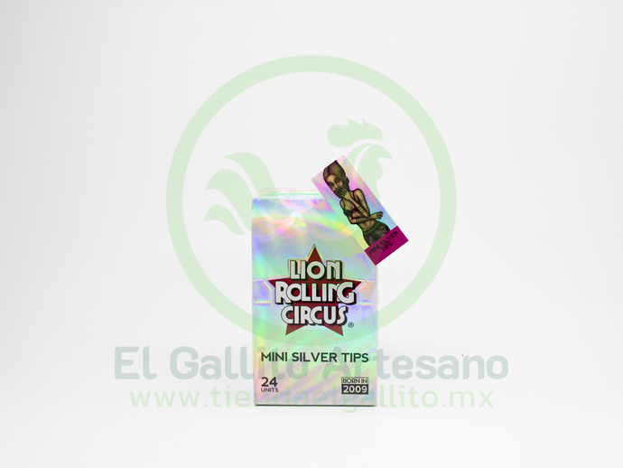 Lion Rolling Circus - Mini Filtro Sin Blanquear Silver