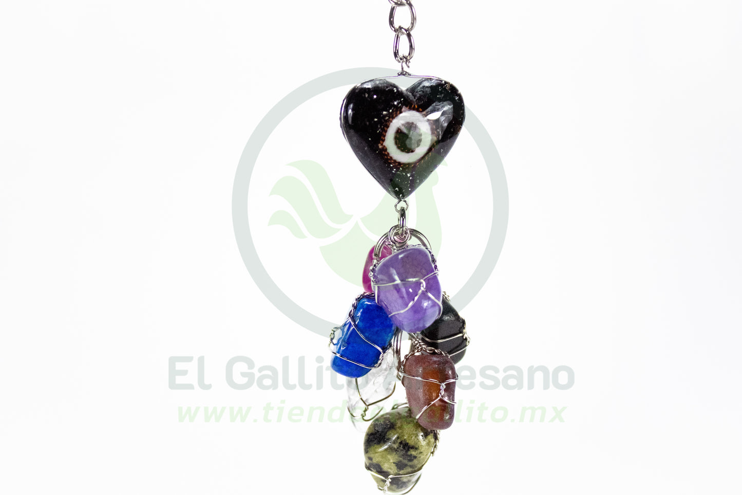 Llavero Racimo Cuarzo