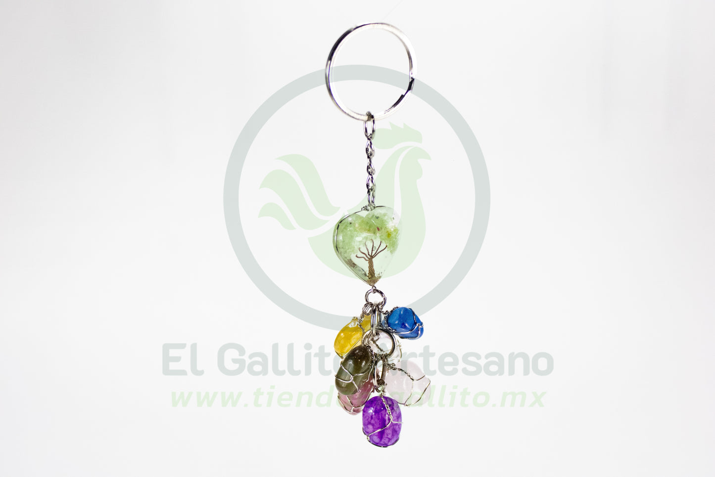 Llavero Racimo Cuarzo