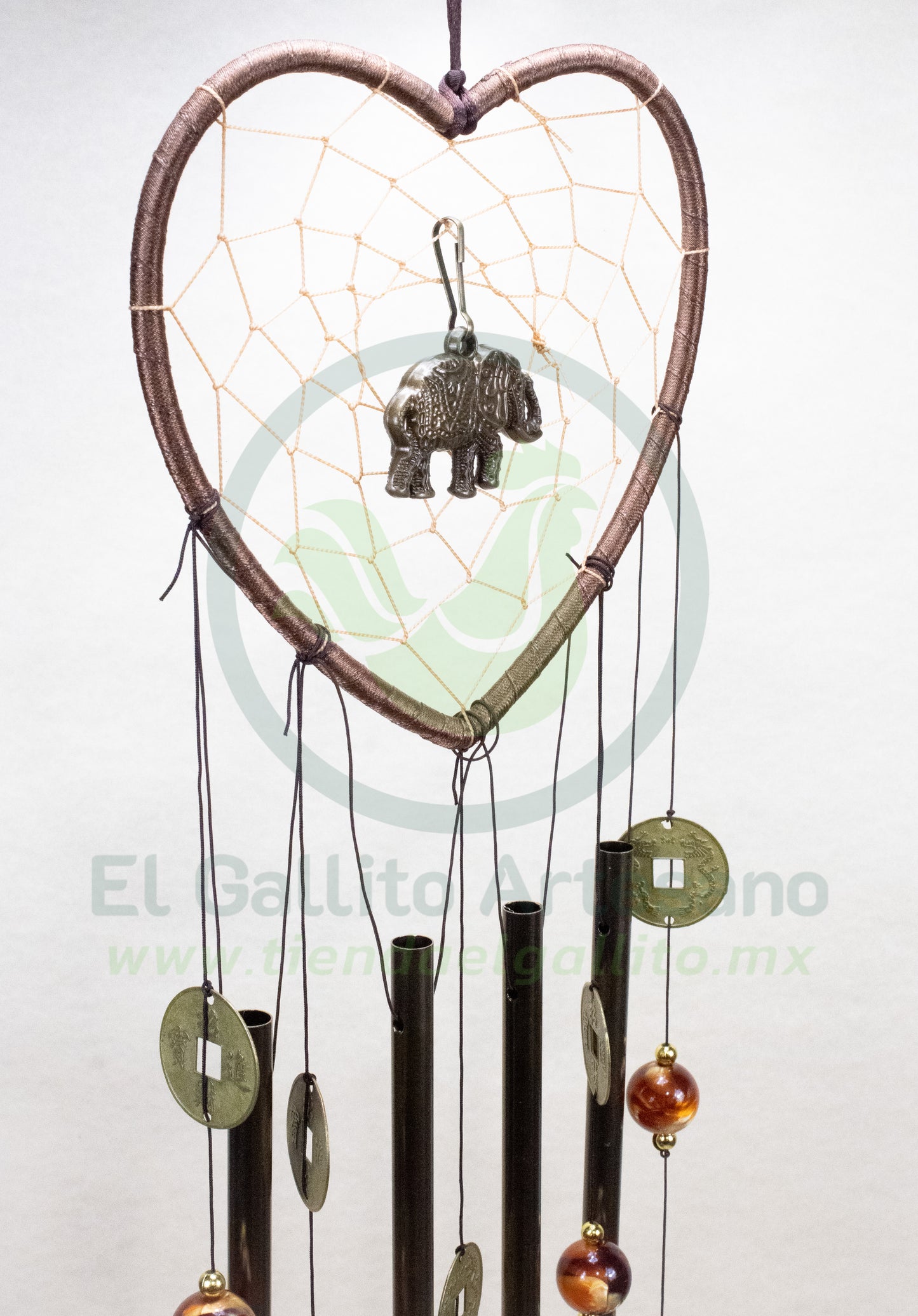 Movil 25-1 #28 Aluminio | Corazón Atrapasueños