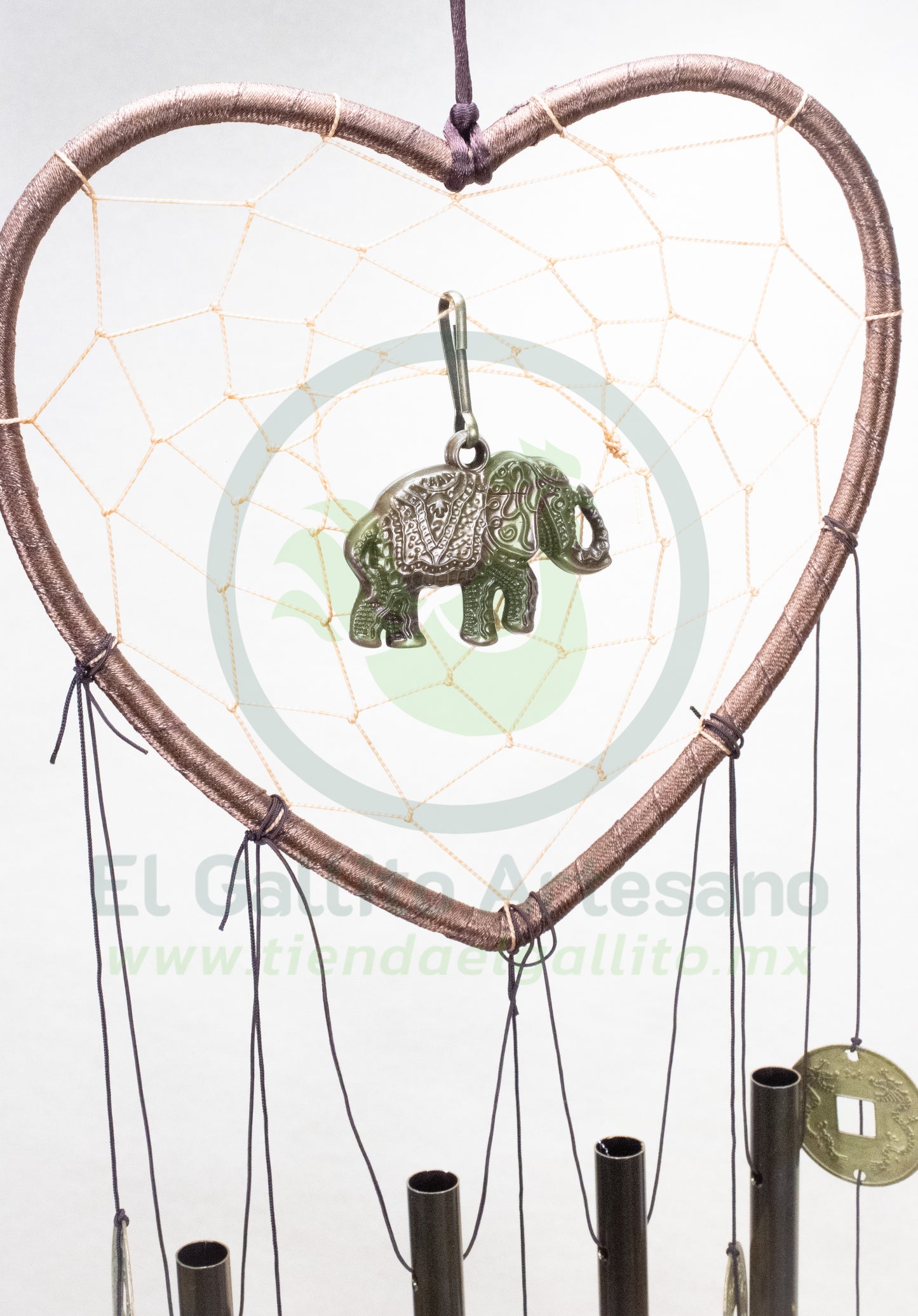 Movil 25-1 #28 Aluminio | Corazón Atrapasueños