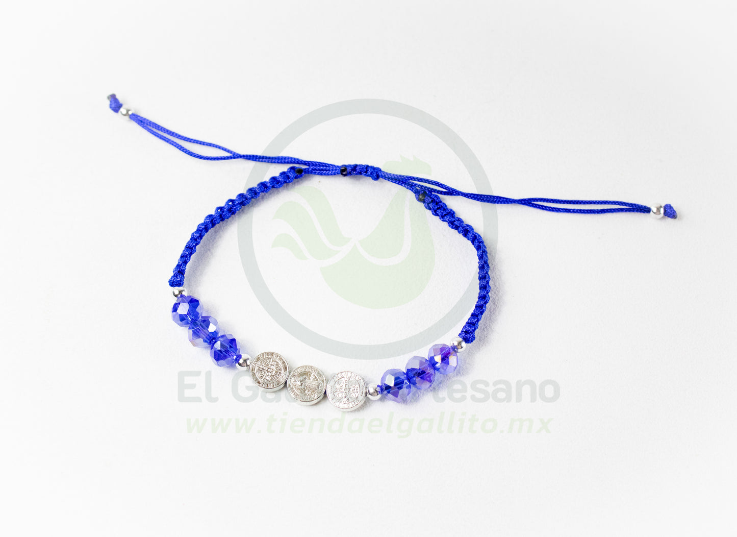 Pulsera Hilo Cristal San Benito  25-1 #5