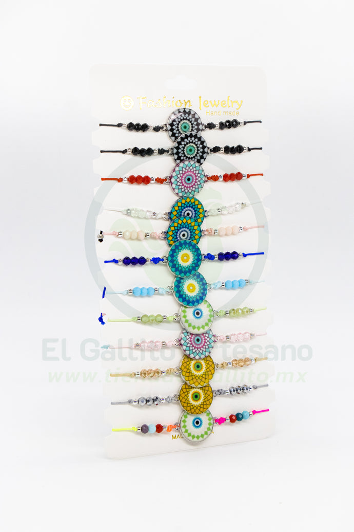 Paq. Pulsera 3-12 | Enlazador Mandala 12pz