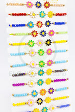 Cargar imagen en el visor de la galería, Paq. Pulsera 3-22 | Cadena Flor Multi Chapa 12pz
