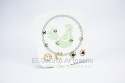 Paquete Arete 6Par MD25