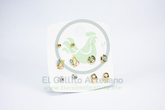 Paquete Arete 6Par MD26