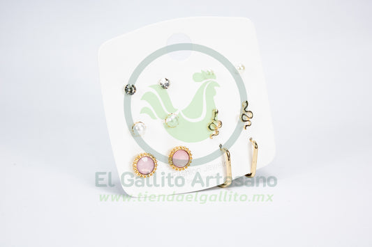 Paquete Arete 6Par MD32