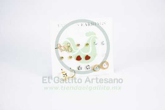 Paquete Arete 9Par MD4