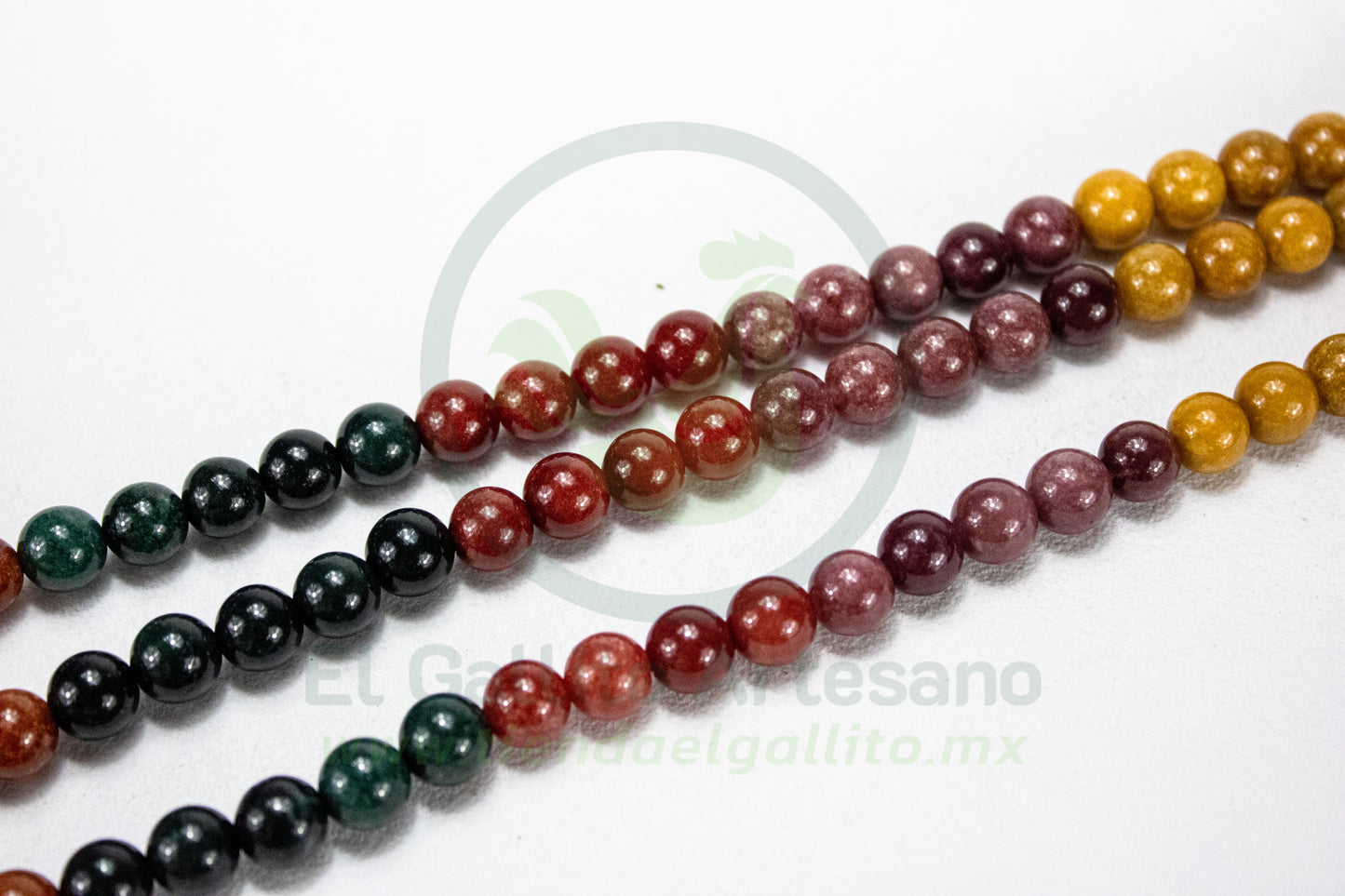 Piedra 3 Colores 8Mm