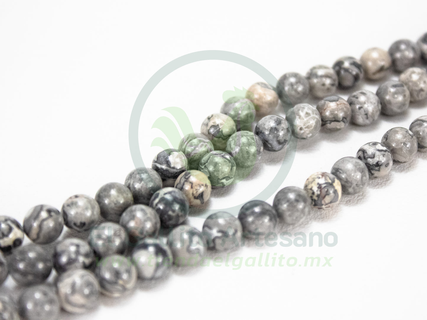 Piedra Malaquita 8mm #16