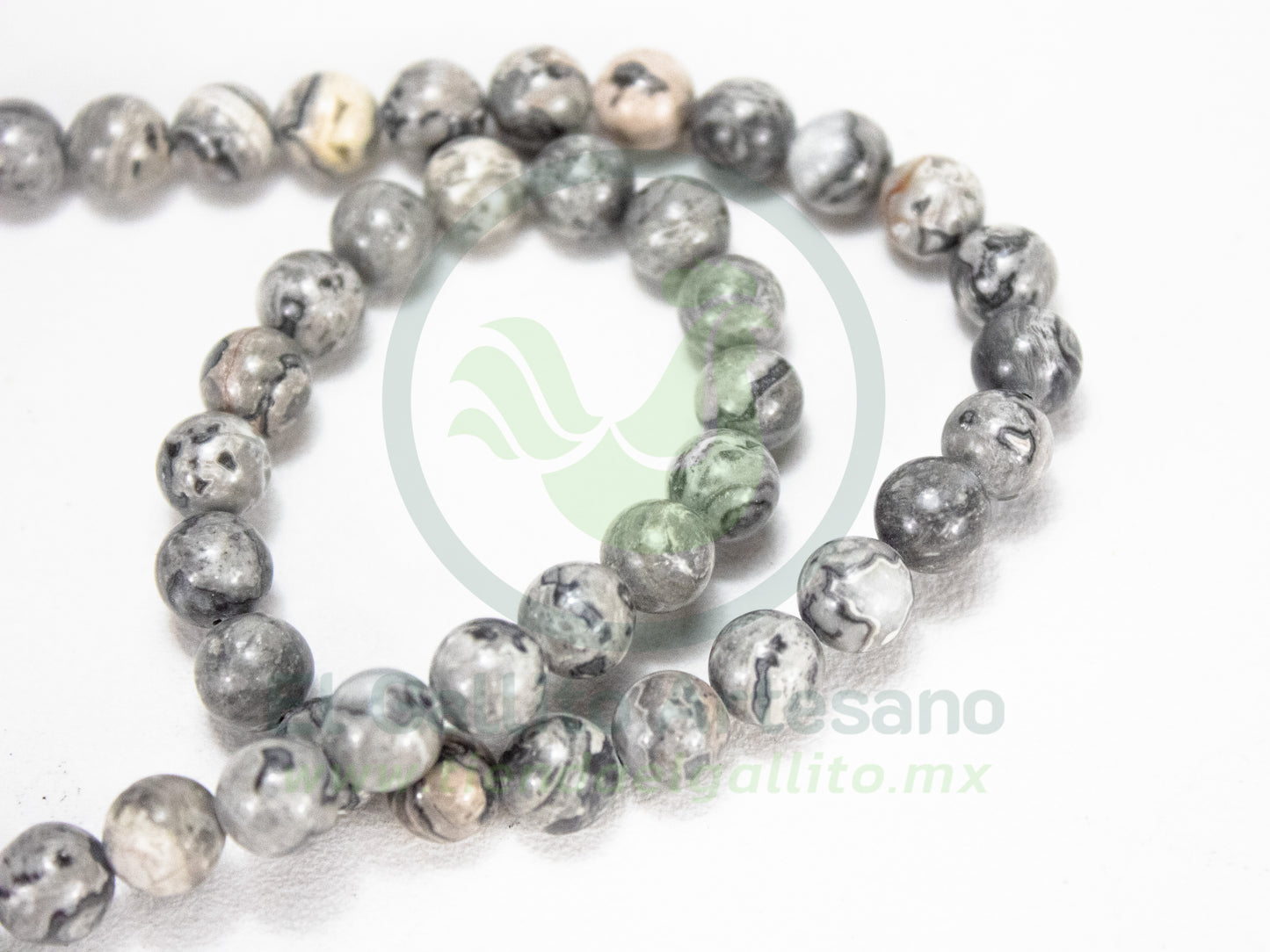 Piedra Malaquita 8mm #16