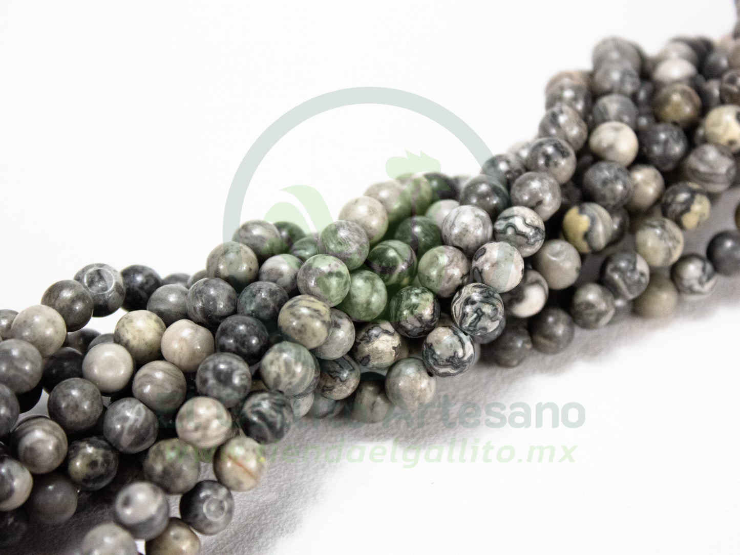 Piedra Malaquita 6mm #15