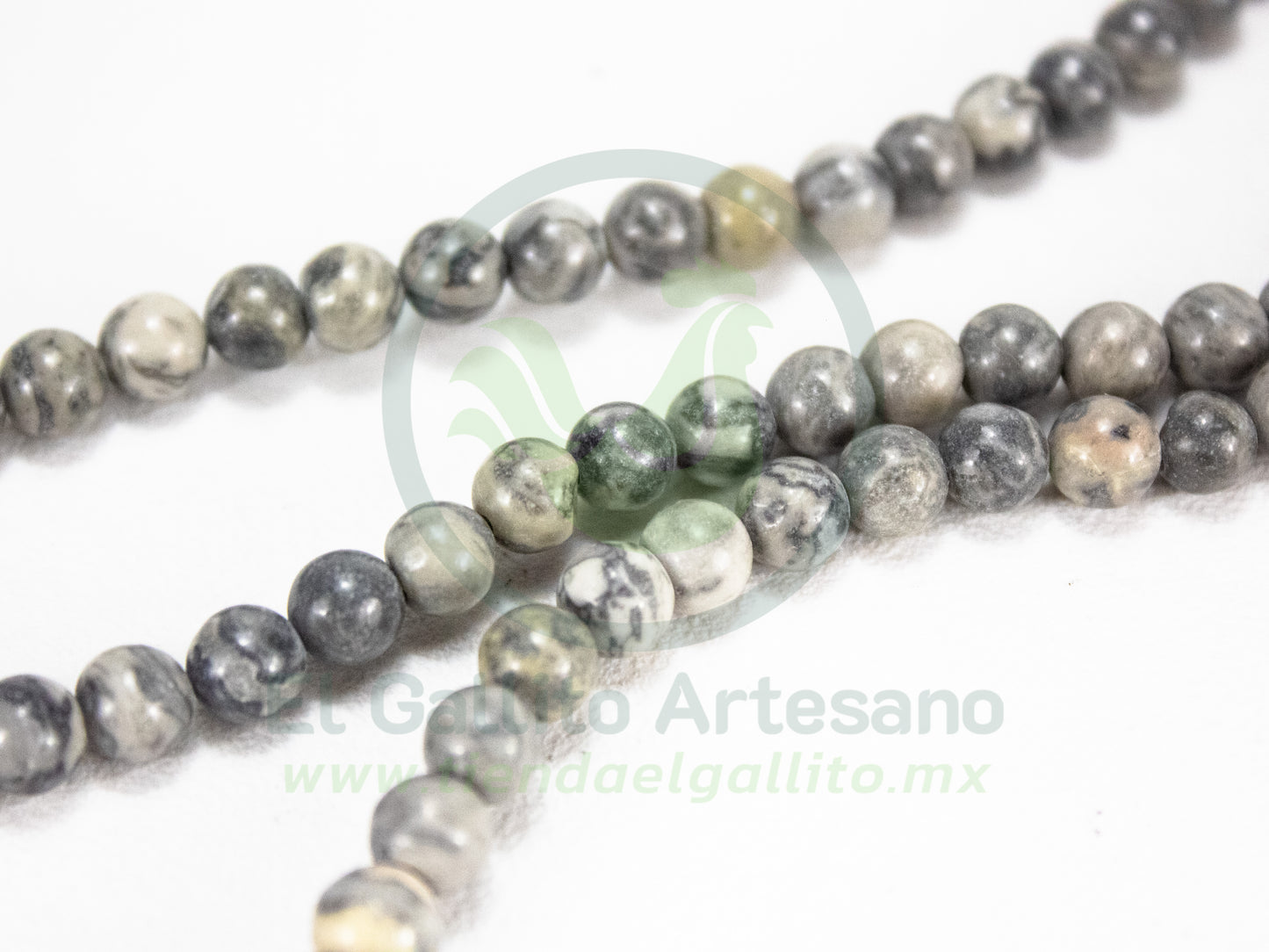 Piedra Malaquita 6mm #15